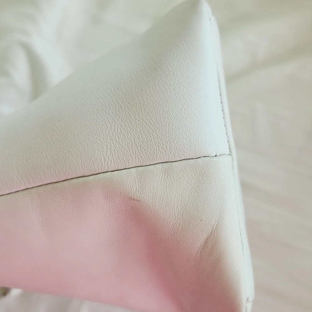 FENDI Glacier FF Logo Calf Leather Medium Tote Bag - Picture 11 of 11